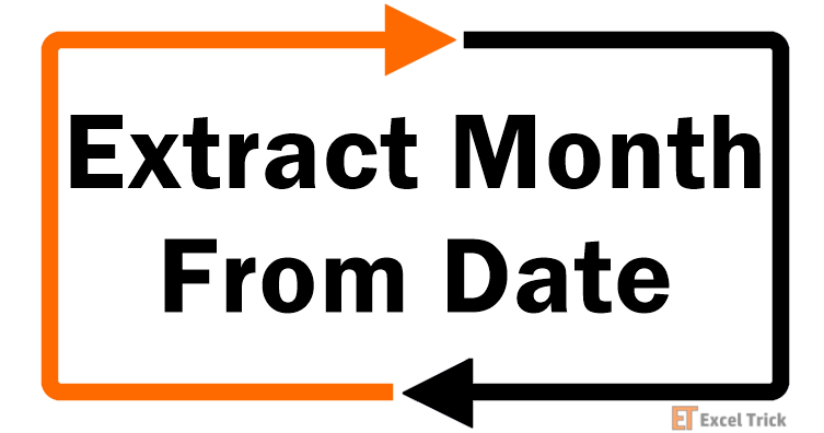 How to Extract Month from Date in Excel (5 Easy Ways) 1 How to Extract Month from Date in Excel