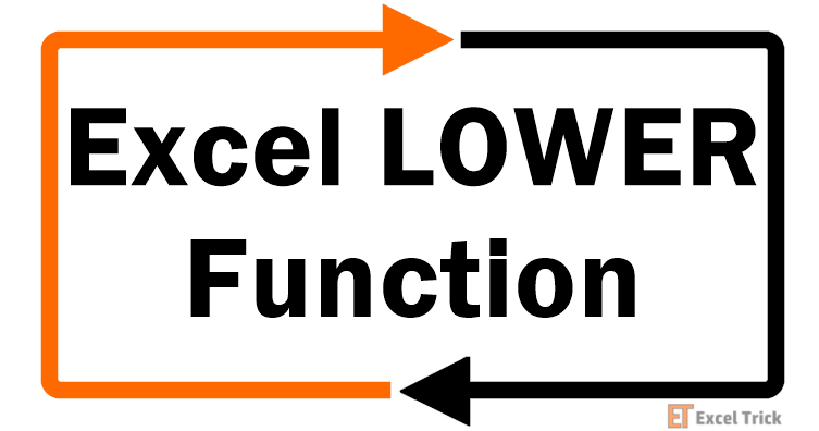 Excel LOWER Function – How To Use 1 Excel LOWER Function