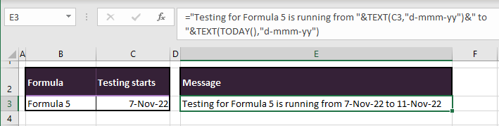 Combine Date with Text in Excel (2 Easy Ways) 8 Combine Today's Date and Text