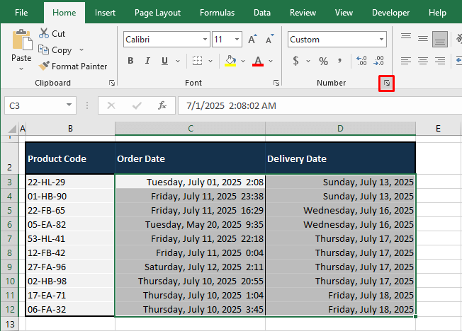 What is Excel Short Date Format & How to Apply (3 Easy Ways) 5 Using Format Cells Option