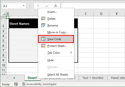 How to Get All Worksheet Names in Excel (2 Easy Ways) 13 Creating Dynamic Sheet Names List