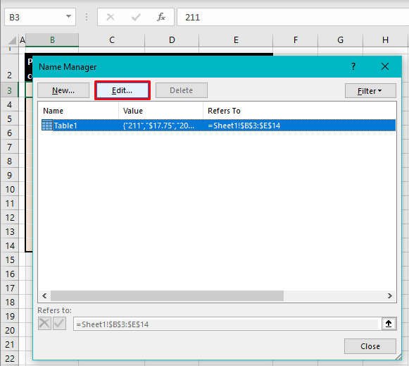 How to Rename a Table in Excel (3 Easy Ways + Shortcut) 9 Using Name Manager