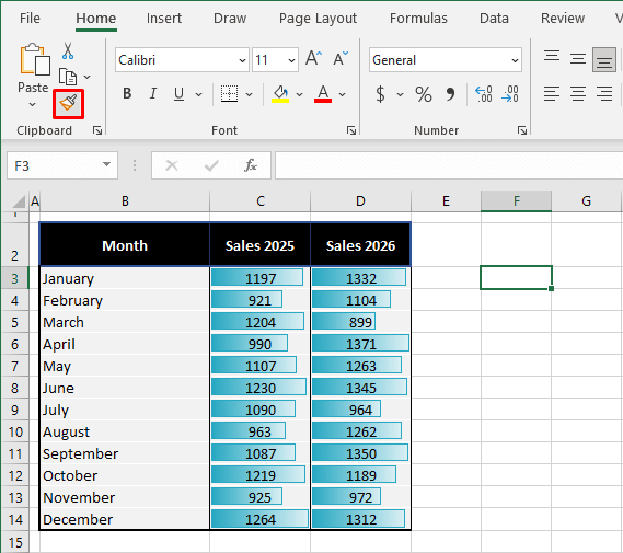Remove Conditional Formatting in Excel (7 Easy Ways) 23 Method #6: Using Format Painter Option