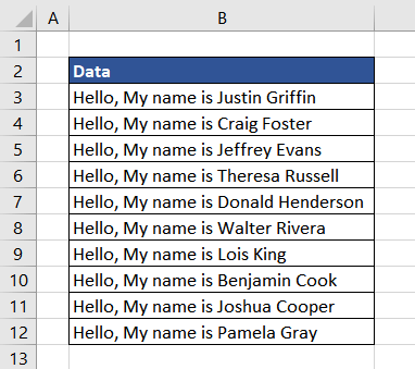 Excel TEXTAFTER Function – How To Use 3 Extracting Names Using TEXTAFTER Function