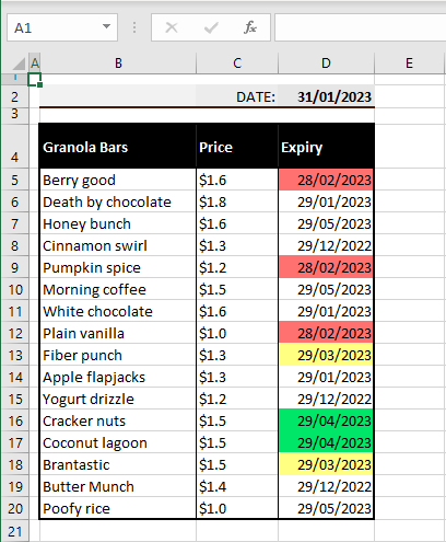 How to Highlight Expiry Dates in Excel (Step-by-Step) 16 Highlight Upcoming Expiry Dates