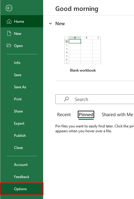 How to Turn on AutoSave in Excel (3 Easy Ways) 2 Enabling Default AutoSave from Options Dialog Box