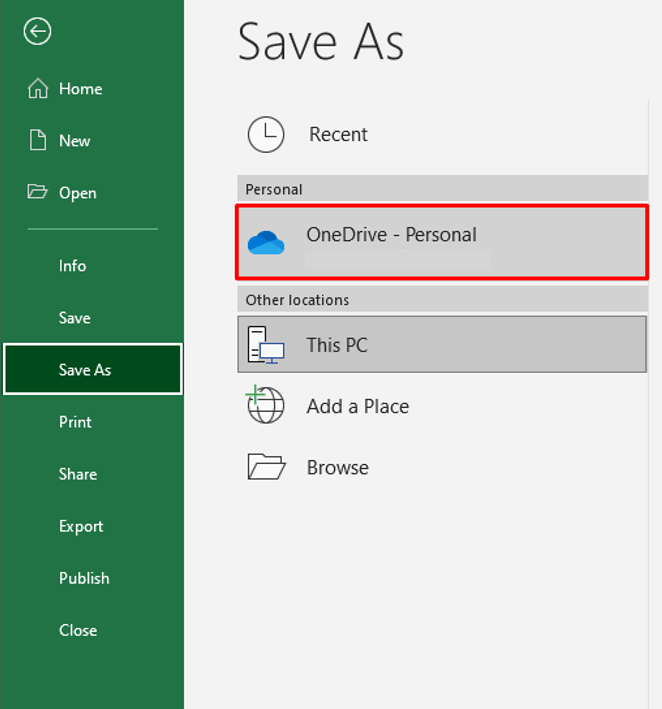 How to Turn on AutoSave in Excel (3 Easy Ways) 5 Turn On AutoSave from Save As