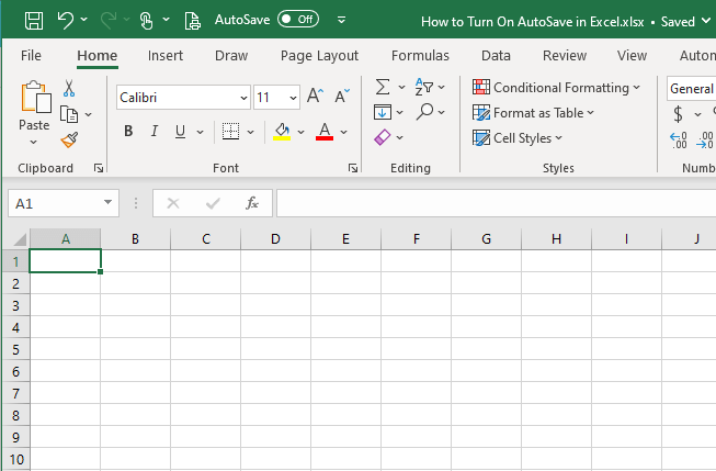 How to Turn on AutoSave in Excel (3 Easy Ways) 8 Adding and Enabling AutoSave from QAT
