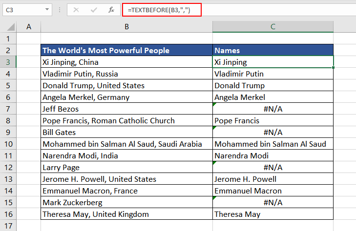 Excel TEXTBEFORE Function – How To Use 18 Missing Delimiters in TEXTBEFORE Function