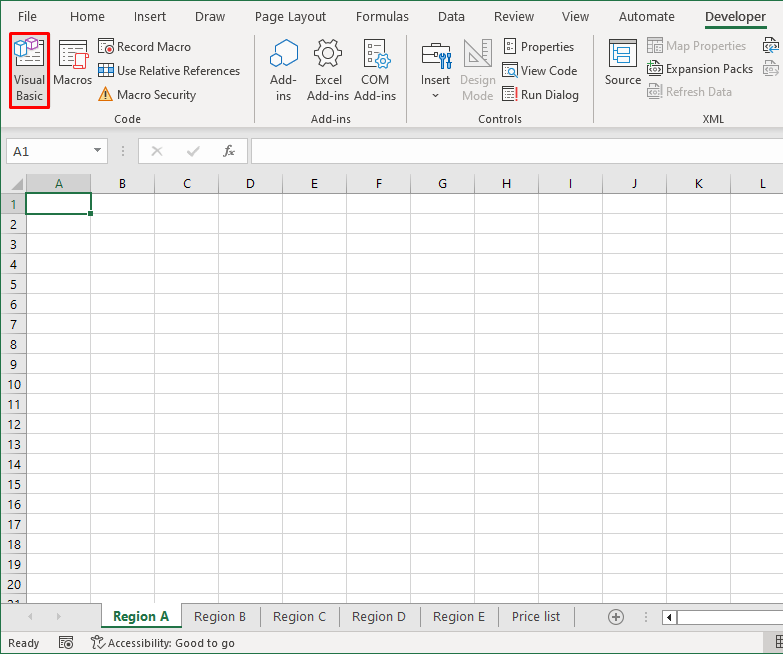 How to Change Tab Color in Excel (3 Easy Ways + Shortcut) 12 Using VBA