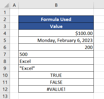 Excel VALUETOTEXT Function – How To Use 2 Examples of VALUETOTEXT Function