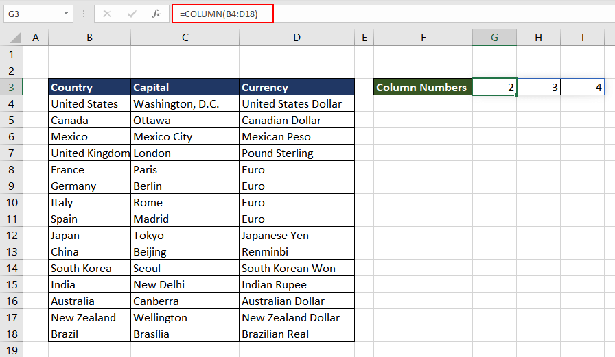 Excel ADDRESS Function – How To Use 6 Finding Address of First Cell in Range