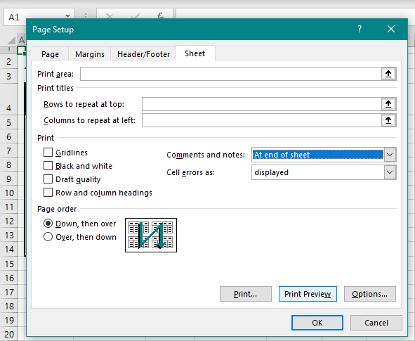 How to Print Comments in Excel (3 Easy Ways + Shortcut) 7 Print Comments at End of Worksheet