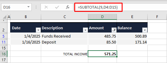 How to Sum Only Positive (or Negative) Numbers in Excel 28 Method #3 – Using SUBTOTAL Function with Filters