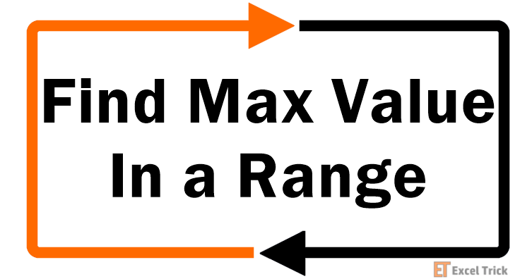 How to Find Max Value in Range in Excel (5 Easy Ways) 3 Find Max Value In a Range In Excel