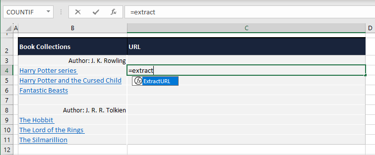 How to Extract URLs from Hyperlinks in Excel 10 Method #2 – Using User-Defined Function