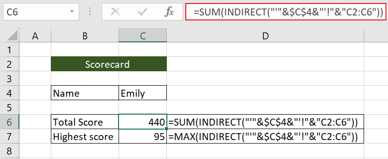 Excel INDIRECT Function – How To Use 11 Creating Dynamic Worksheet Reference with INDIRECT Function
