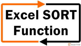 Excel SORT Function